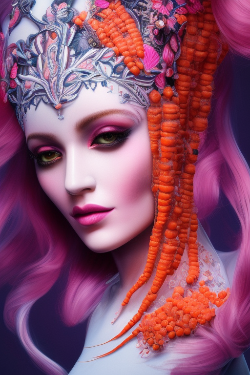 Surreal Fruit Face Masterpiece: Vibrant Wearable Art for iPhones