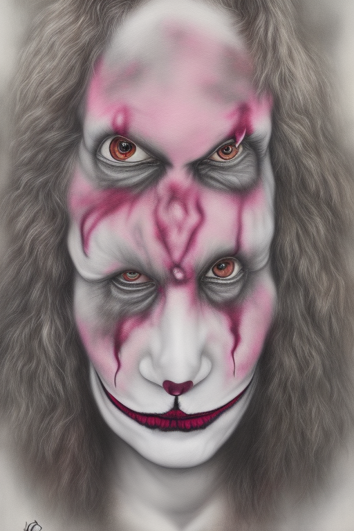 Sinister Clown Design â€“ Eye-Popping Pink Creepy Cool Case
