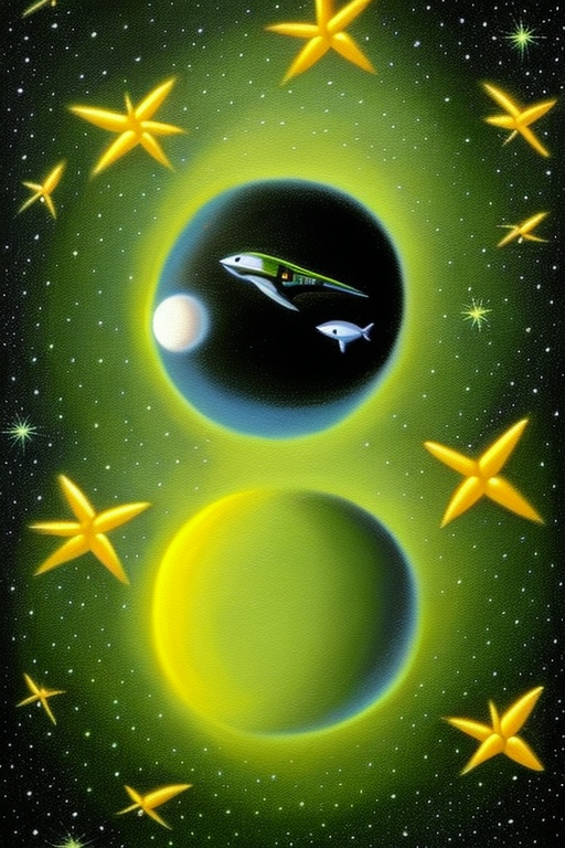 Cosmic Extravaganza: Lime Green Creatures in Starry Black Space Case