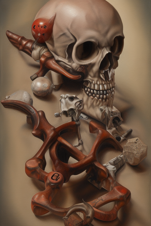 Rustic Elegance Meets Spooky Artistry in Skull iPhone Case