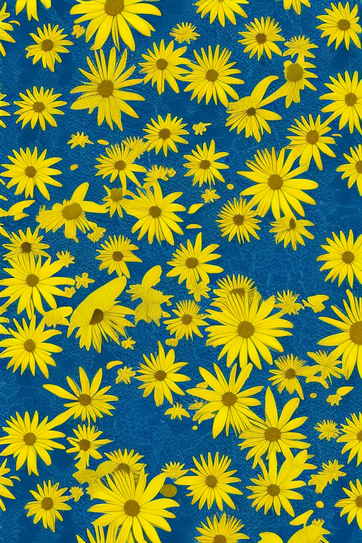 Sophisticated Daisy: Vibrant Yellow with 8K Hyper-realistic Texture