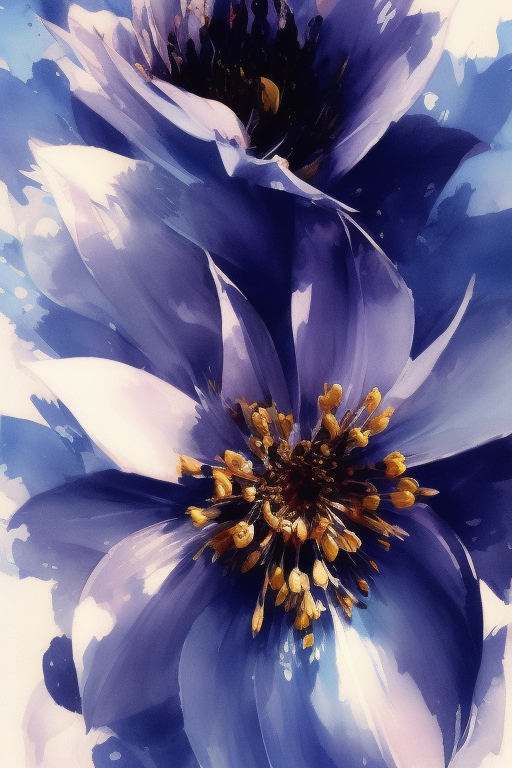 Blue Serenity: Bold Blooms and Black Intricacies iPhone Case