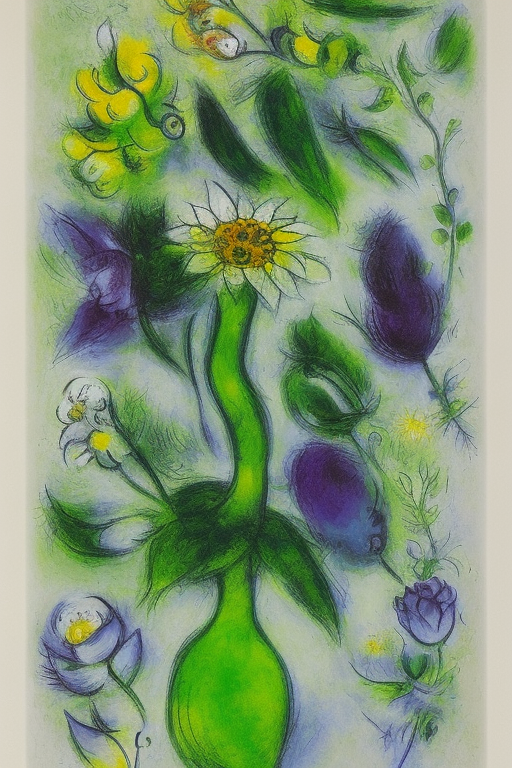 Lime Green Floral Drama: Elegant Art Gallery iPhone Case