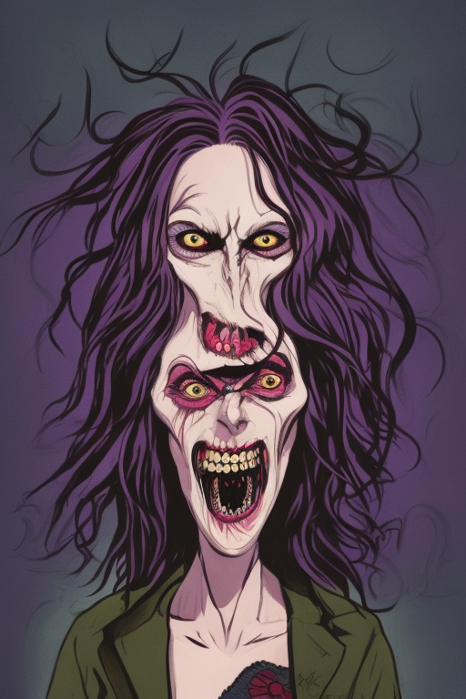 Spectral Purple Witch iPhone Case: Pocket-Sized Fearfest Frenzy