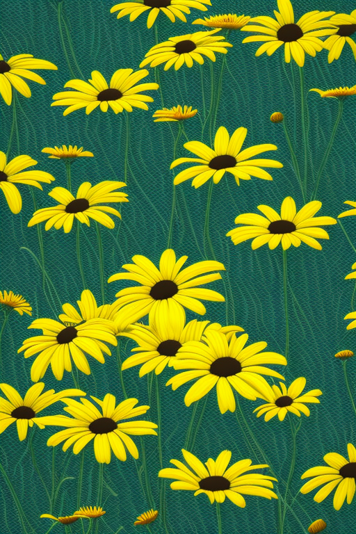 Vibrant Daisy Design iPhone Case with Stunning Yellow Accents