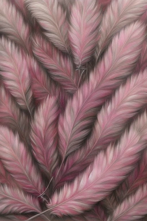 Whimsical Feather Artistry: A Pink-hued Masterpiece iPhone Case